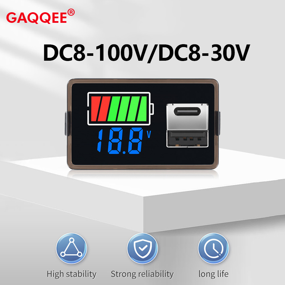 Logic Analyzer Usb - DC8-100V DC8-30V Batterij Capaciteit Indicator Usb