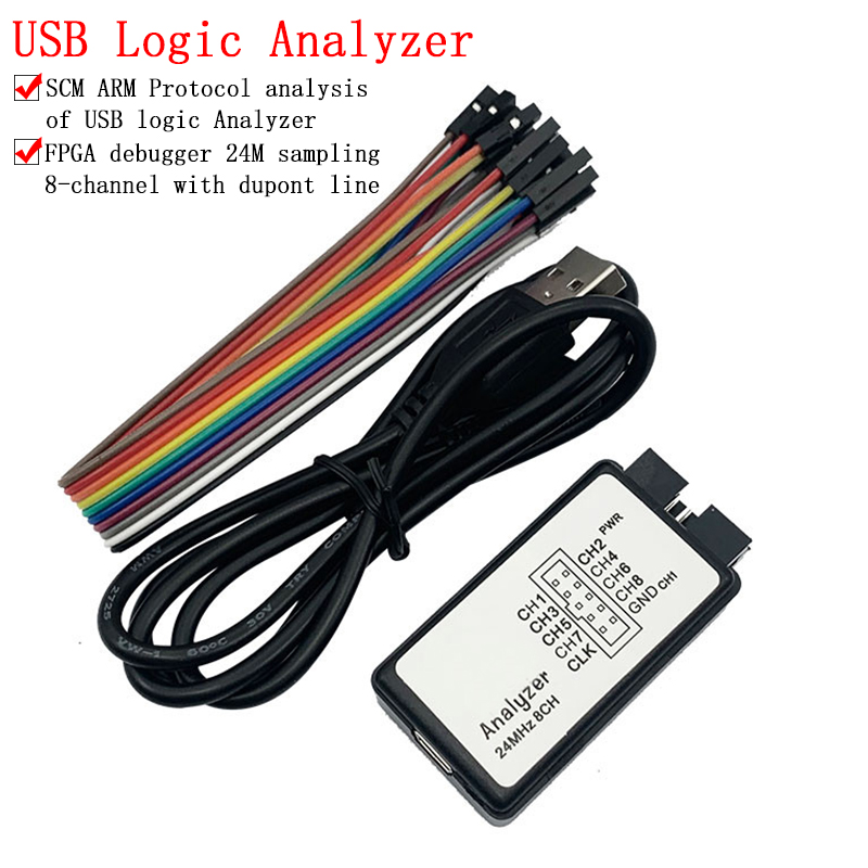 Logic Analyzer Usb - Usb Logic Analyzer 24Mhz 8 Kanaal