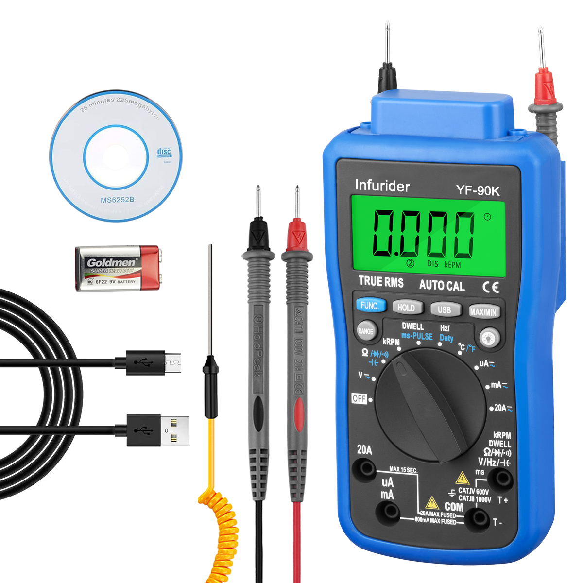 Logic Analyzer Usb - Holdpeak HP-90K Motor Analyzer Tester Auto