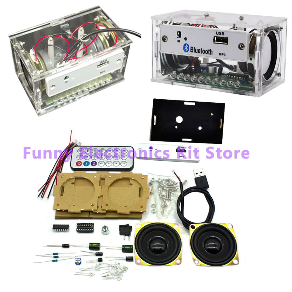 DIY witte stereo Bluetooth-lui - Diy Electronics Learning Kit recensie en prijs