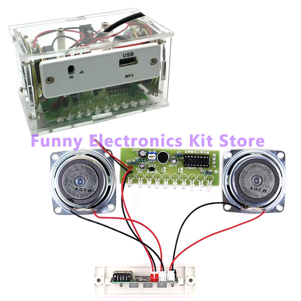 DIY witte stereo Bluetooth-lui - Diy Electronics Learning Kit recensie en prijs