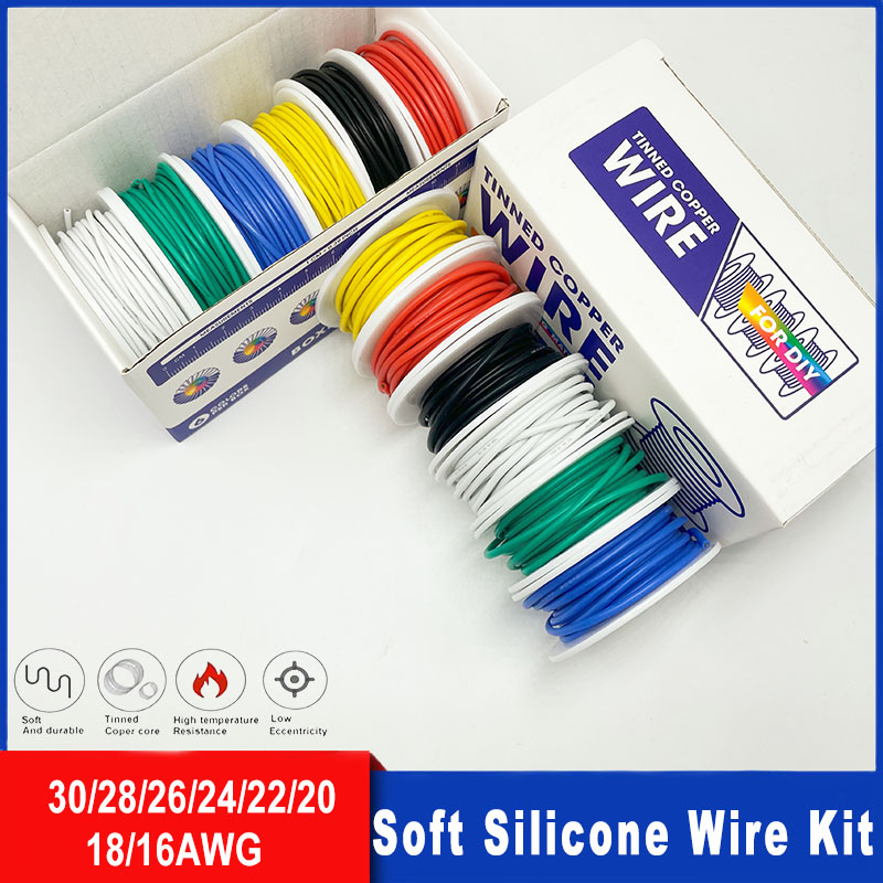 Zachte siliconendraadkit 16awg - Diy Electronics Project Kit recensie en prijs